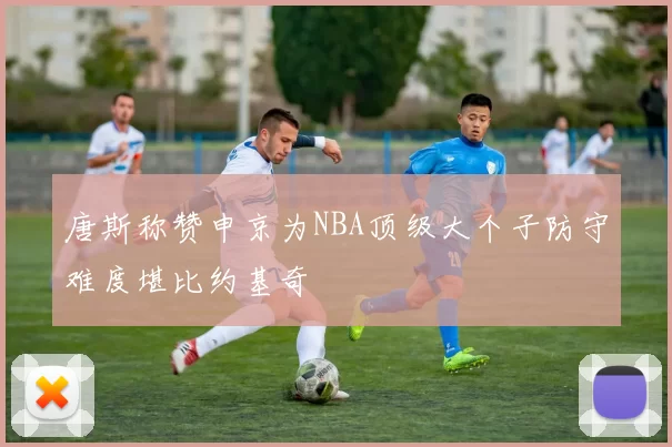 唐斯称赞申京为NBA顶级大个子防守难度堪比约基奇